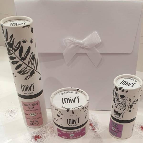 coffret hydratant belle peau Oliv